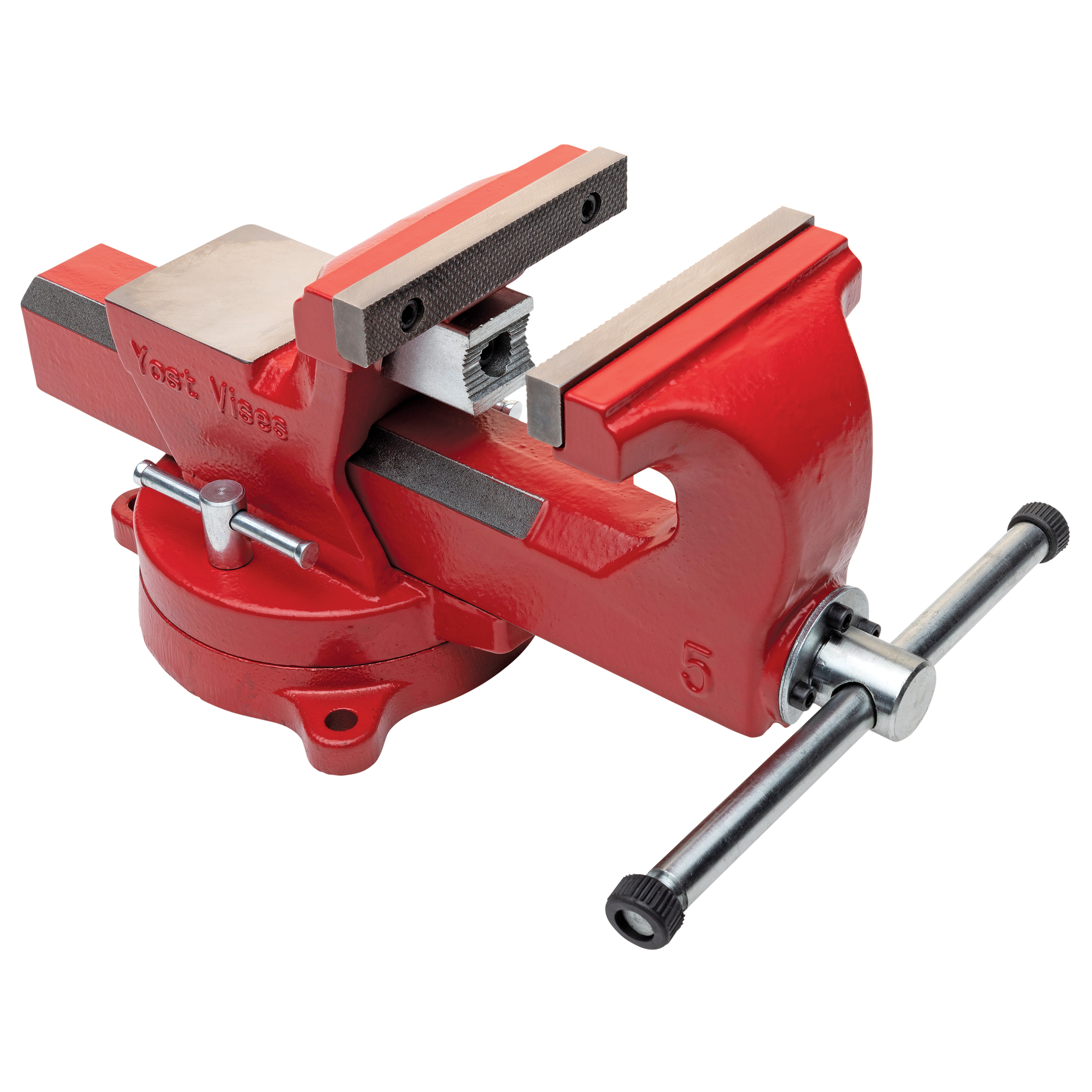 Yost Vises, 5in. Bench Vise, Jaw Width 5 in, Jaw Capacity 6 in, Material Ductile Iron, Model# ADI-5